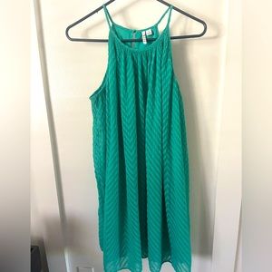 Elle Green High Neck Dress M